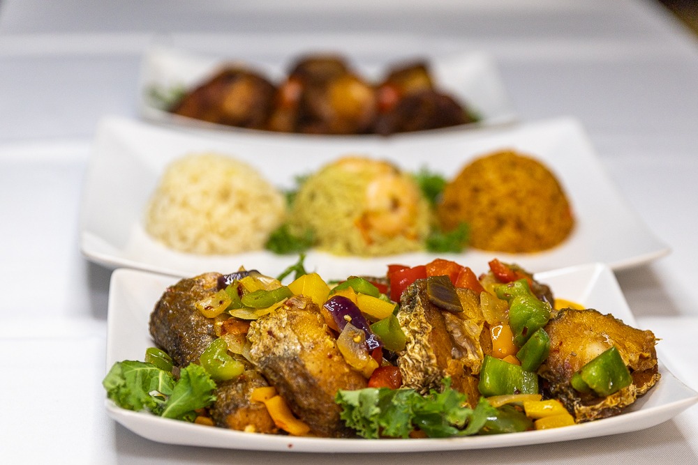 NaijaHighStreet Nigerian street food spread